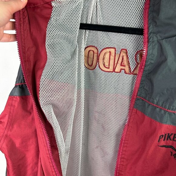Colorado Pikes‎ Peak red and gray zip up windbreaker size XL - Picture 4 of 6